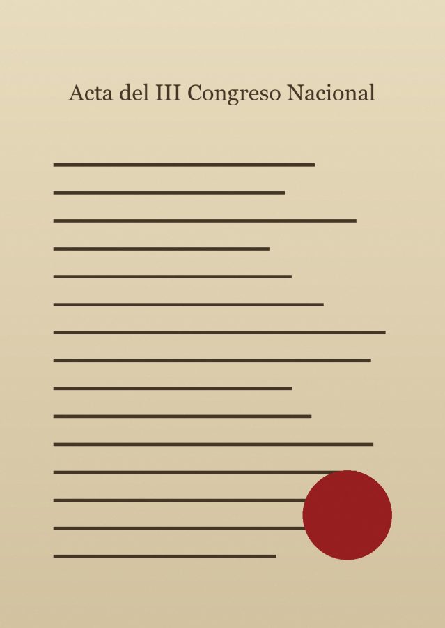 Acta del III Congreso Nacional